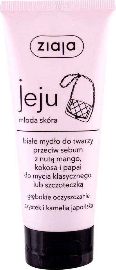 Ziaja - Jeju White Face Soap ( mango, kokos, papája ) - Čisticí gel