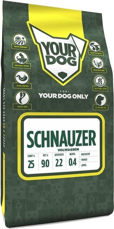 Yourdog Schnauzer Rasspecifiek Adult Hondenvoer 6kg | Hondenbrokken