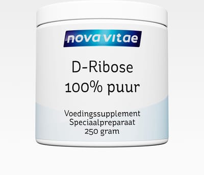 Nova Vitae - D-Ribose - 100% puur Energie - 250 gram poeder