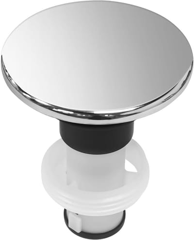 Afvoerstop - Gootsteenstop - Badkamer Gootsteen - Druk en Afdichting - 535 Gram - Gepolijst Chroom