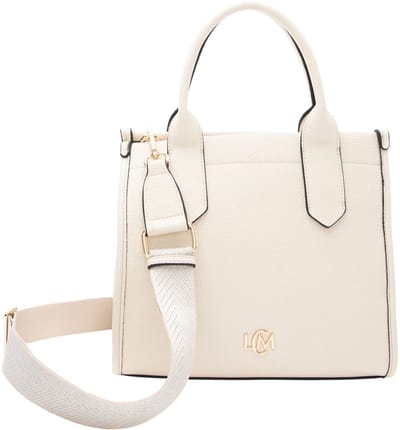 L.CREDI handtas schoudertas Phemia Hand Bag Creme crème
