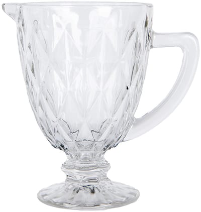 Clayre & Eef Decoratie Schenkkan 1000 ml Transparant Glas
