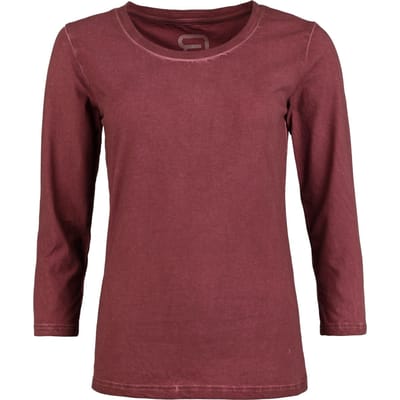 R.E.D. by EMP Shirt met lange mouwen - Basic 3/4 Sleeve - S tot XXL - voor Vrouwen - bordeaux