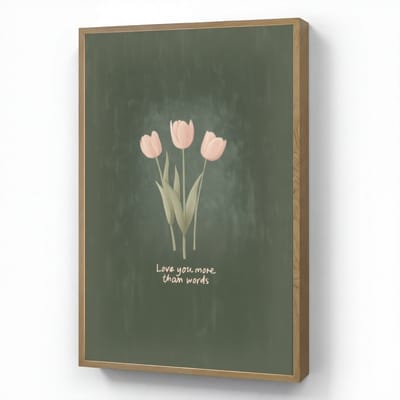 Tulpen - Roze - Tekst - Love