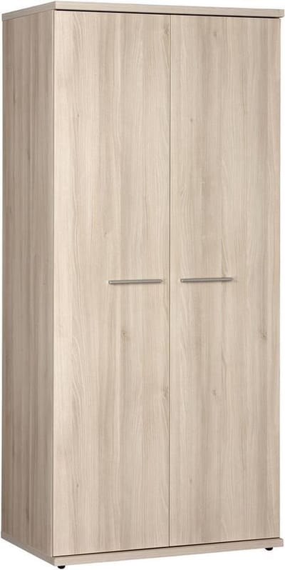 Kledingkast 2 Deurs - 200 x 89 x 58cm - Licht Hout - Wouw
