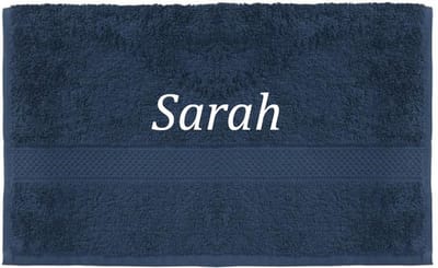 Handdoek - Sarah - 100x50cm - Donker blauw