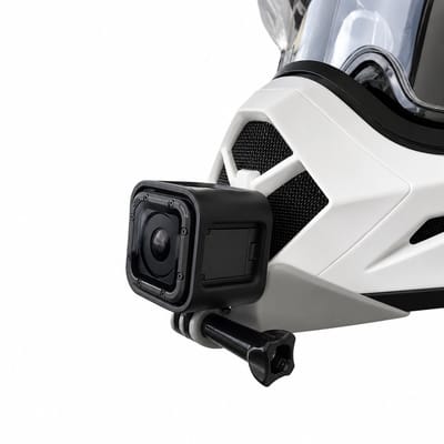 Kin Mount Geschikt voor Bell MX-9 Adventure Helm – Action Camera Bevestiging Geschikt voor GoPro Hero – Extra Lange Motorhelm Camera Mount – Grijs