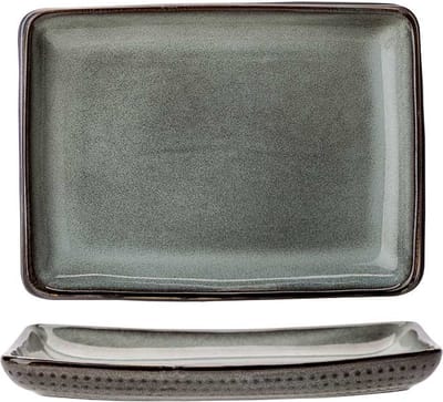 Cosy & Trendy Toluca Green Schaal 17x23cm - Set van 2 stuks - Groen