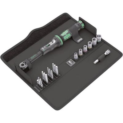 Wera Click-Torque A 6 Set 1 05130110001 Momentsleutel Met omschakelbare ratel 1/4 (6,3 mm) 2.5 - 25 Nm