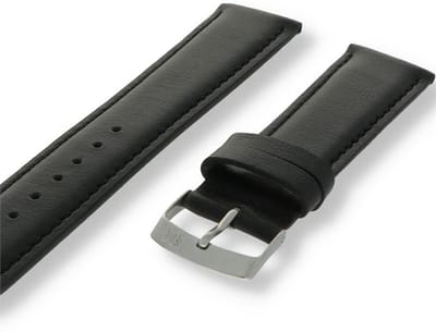 Morellato PMK019GRAFIC XL Horlogebandje - Leer - Zwart - 20 mm