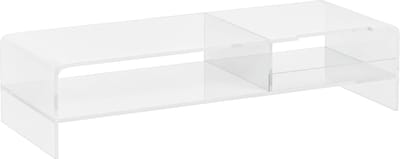 HOMCOM-Monitorständer-Acryl-50,8L x 19B x 12H cm-Transparent