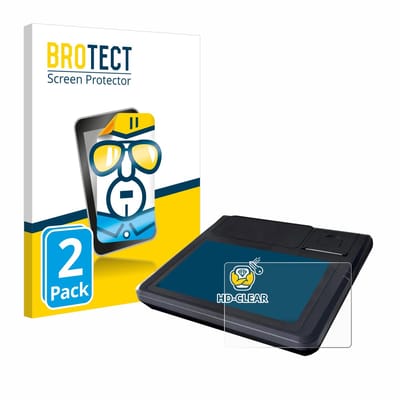 BROTECT - Screenprotector voor Techfive ECR 100 - Folie Beschermfolie transparant 2 Stuks