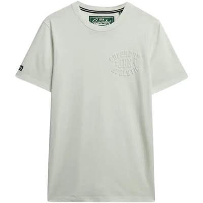Superdry - Athletic relaxed T-shirt met reliëfopdruk - Heren - T-shirts