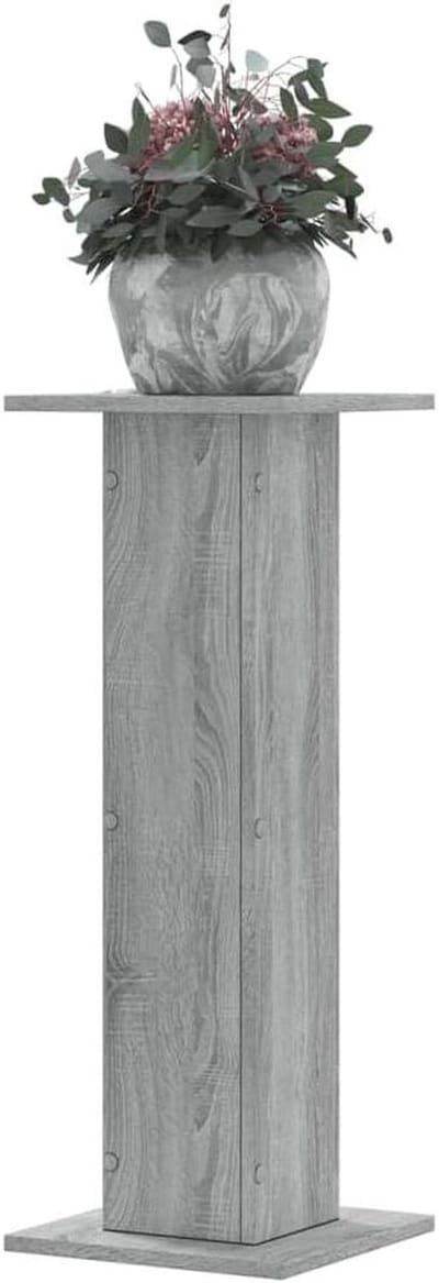 Plantenstandaard Set - Decoratie Standaard - Buiten Decoratie - Hollow Ontwerp - 80 cm Hoog - Grijs