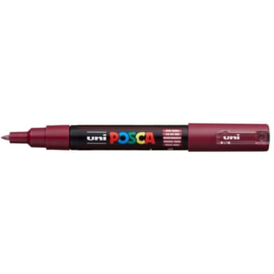 Posca marker met conische punt schrijfdikte extra-fijn wijnrood