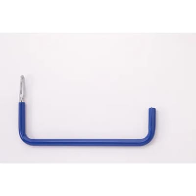 Mottez Muurhaken opberghaken geplastificeerd - 47 cm diep - Anti-slip coating