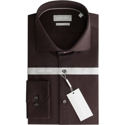 Slim fit piqué shirt Michael Kors Solid