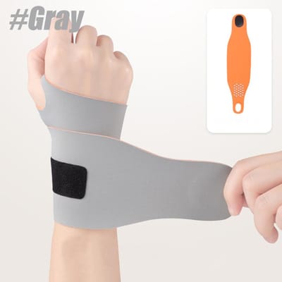 1 pièce Attelle de poignet ultra-fine Pour soulager la douleur Support réglable Pour le tunnel carpien l'arthrite la tendinite les blessures de contrainte répétitive gray