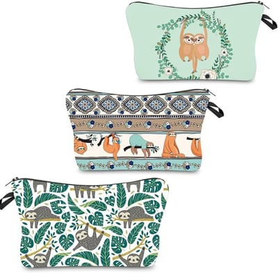 Set van 3 Multifunctionele Waterdichte Make-up Tassen voor Cosmetica, Sleutels en Kaarten - Perfect voor Reizen en Organisatie