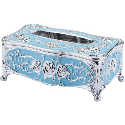 Een Europese tissuebox restaurant servet extractiebox desktop opbergdoos white