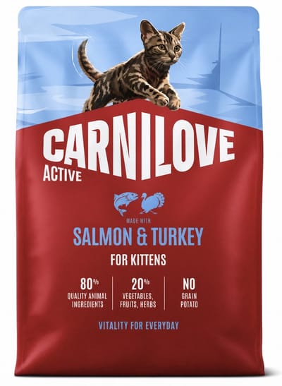 Carnilove salmon / turkey kittens - 2 kg - 1 stuks