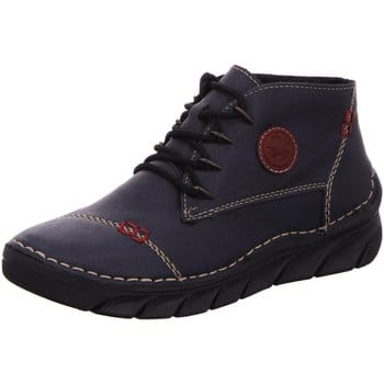 Rieker dames veterboot blauw