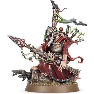 Beeldje Games Workshop Warhammer AoS - Skaven Warlock Bombardier