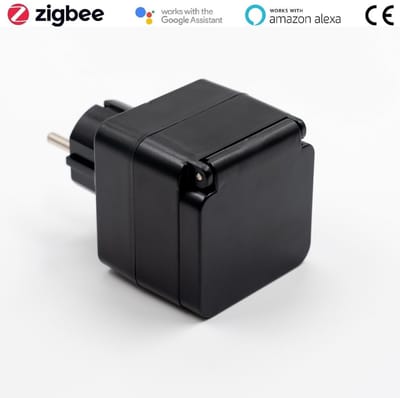 Innosmart slimme stekker buiten - Outdoor - Werkt met bekende merken - Spatwaterdicht Smart stekker - Smart plug - werkt met Google Home en Alexa - Buiten stekker - Zigbee - Slimme schakelaar - tijdschakelaar - Vergelijkbaar met - Smart home