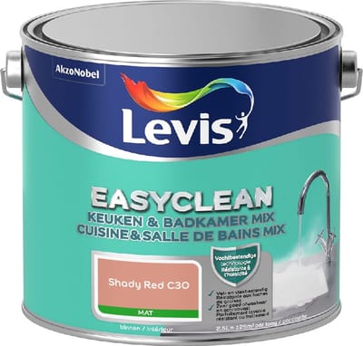 Levis - Easyclean Keuken & Badkamer Mix - Shady Red C30 - Mengverf - 2,5 L