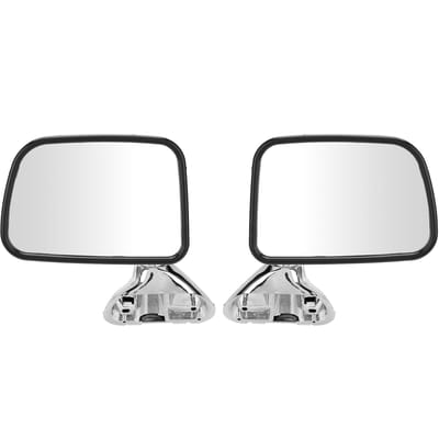 Paar Autodeur Achteruitkijkspiegel Gegalvaniseerd Rijveiligheid Geschikt voor HILUX 1988?2005 white
