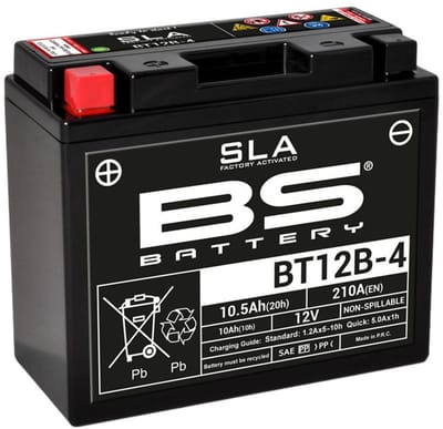 Batterij SLA YT12B-4/BT12B-4 firm Type Acid Onderhoudsvrij/ gebruiksklaar