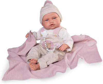 Babypop met deken - Zachte pop - Rollenspel stimuleren - Volledig beweegbaar lichaam - 50 cm - Niet gespecificeerd