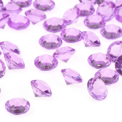 500 pièces 10 mm DIY Diamants Acryliques Transparents Pointus pour Fête de Mariage Type 2