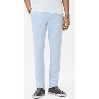 John Varvatos Mercer Pants - Slim Fit Pants With Welt Steel Blue Size: 48 | Chinos Outlet | Heren | Blauw