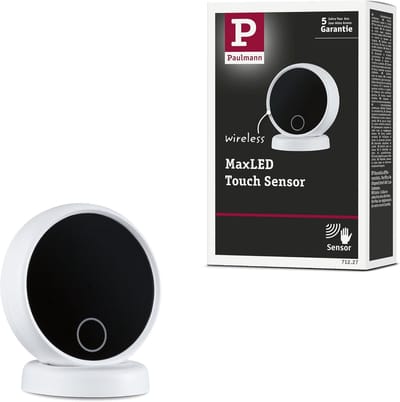 71227 MaxLED Paulmann Home Draadloze aanraaksensor Wit, Zwart