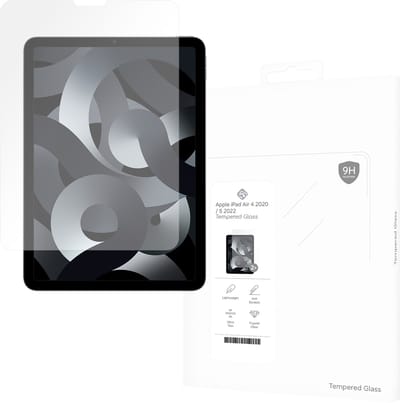 Cazy screenprotector geschikt voor iPad Air 5 (2022) / Air 4 (2020) - Screenprotector Tablet Glas - 2 Stuks