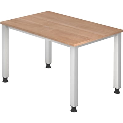 QUEO 12 S | Bureau - 120x80 Walnoot Tafelhoogte I In hoogte verstelbaar