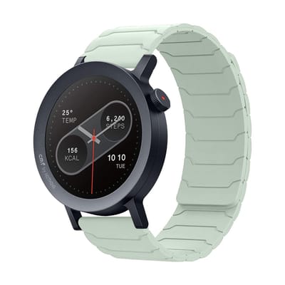 Dailygoods - Horlogebandje van 22 mm, compatibel met CMF by Nothing Watch Pro 2, voor dames en heren, sterke magnetische lus, siliconen reservearmband voor CMF by Nothing Watch Pro 2, lichtgroen