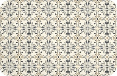 Badmat 60x40 cm - Antislip - Floraal - Patroon - Kleurrijk - Badmatten voor badkamer - Badkamermat - Douchemat - Badkamer mat