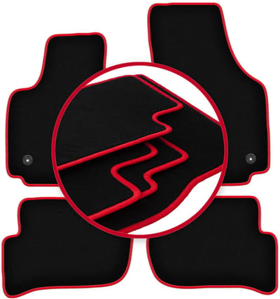 CARLUX-RED automatten voor: Seat Toledo III minivan (2004-2012)