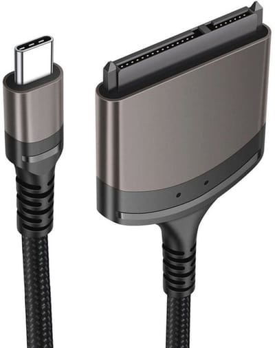 USB-C naar SATA adapterkabel 5Gbps voor 2,5 inch SSD en harde schijven
