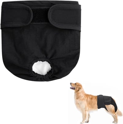 Herbruikbare Hondenluiers - Absorberende Wasbare Luiers voor Teefjes, Hygiënische Onderbroeken en Periode Pants voor Honden