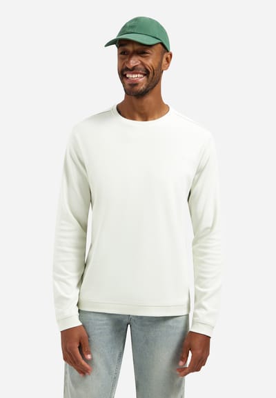 No Excess T-Shirt Long Sleeve Crewneck Solid Heavy Interlock Kit  L