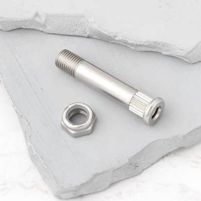 Dailygoods- Kingpin Lichtgewicht Hol - 9.3x50mm - Skateboard Truck - Duurzaam Staal - Inclusief Moeren - Betrouwbare Ondersteuning - Skateboard Onderdelen