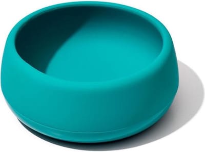 OXO tot Silicone Kom - Babybord- Bord Baby - Servies baby - Bordje- Babyservies- Kommetjes - Teal