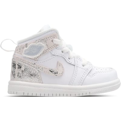 Jordan Aj1 Mid Babyschoenen - Wit - Maat 26 - Leer