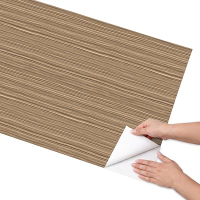 Coloray Meubel Wrap Folie - Bruin Meubelfolie - 65x130 cm - Meubelfolie Zelfklevend Houten patroon - Wrapfolie Keuken - Rustiek Meubelfolie - Decoratiefolie - Tafeldecoratie - Texturen