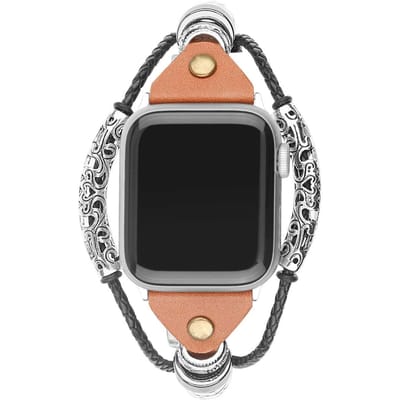 123watches bandje - leer - sieraad robuust - 38 · 40 · 41 & 42 mm - Geschikt voor Apple Watch series 1/2/3/4/5/6/7/8/9/10/11/12/SE/SE2/SE3