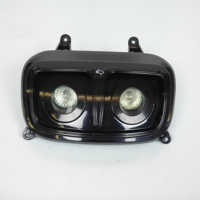 dubbele koplamp zwart voor scooter mbk 50 spirit 2004 tot 2012 nieuw