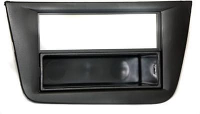 2-DIN frame met bakje Seat Altea 04> Toledo 05> zwart